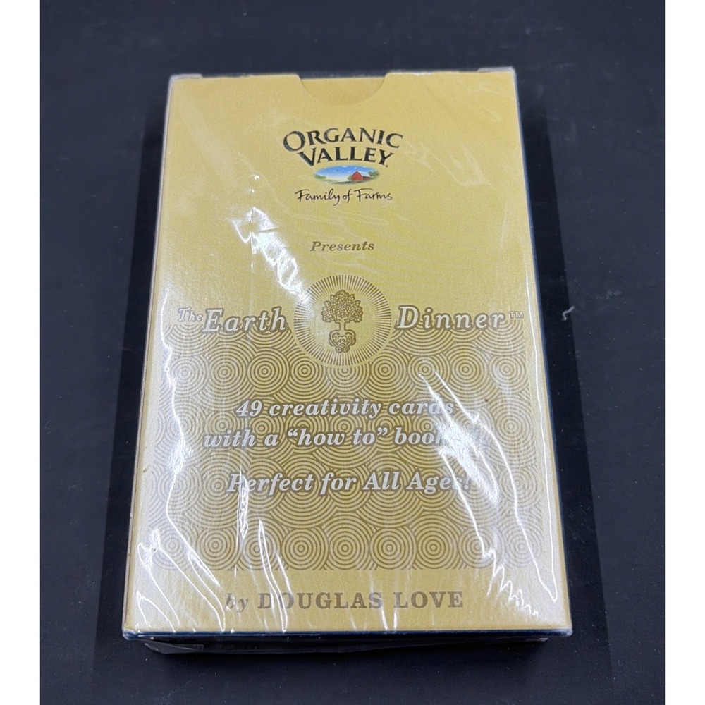Organic Valley THE EARTH DINNER GAME 49 Creativity Card Natural Nutrition Game